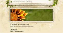 Desktop Screenshot of leesgardencenter.ca